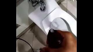Masturbation at a public toilet great mall
